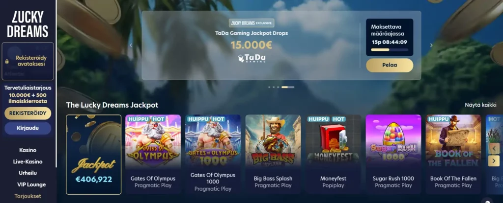 Progressiiviset jackpot-pelit