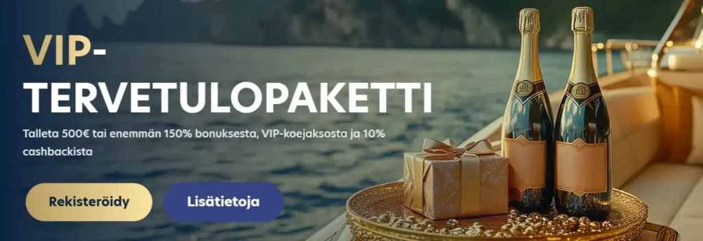 Cashback ja VIP tarjoukset