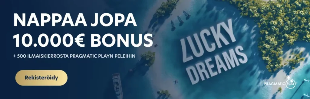 Tervetuliaisbonus uusille pelaajille